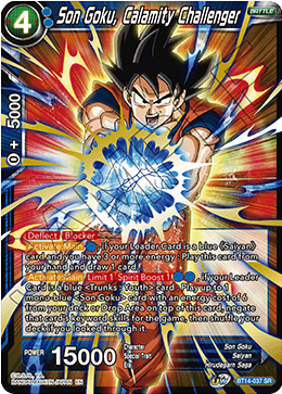 Son Goku, Calamity Challenger (BT14-037) [Cross Spirits] | Pegasus Games WI
