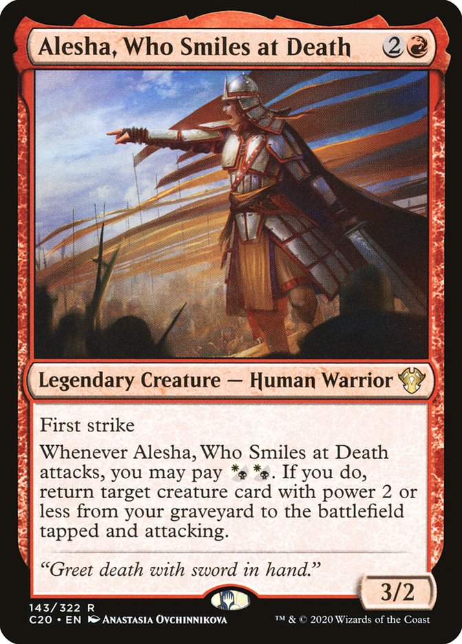 Alesha, Who Smiles at Death [Commander 2020] | Pegasus Games WI