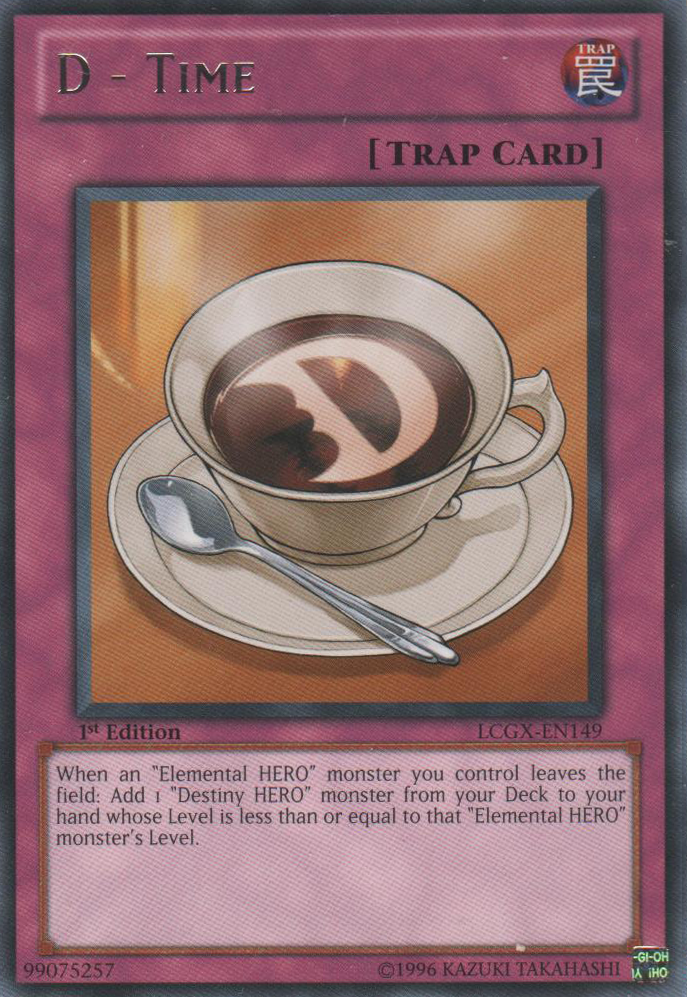 D - Time [LCGX-EN149] Rare | Pegasus Games WI