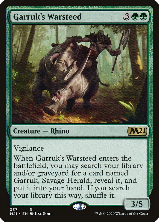 Garruk's Warsteed [Core Set 2021] | Pegasus Games WI