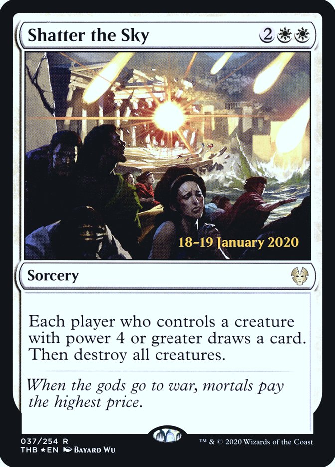 Shatter the Sky [Theros Beyond Death Prerelease Promos] | Pegasus Games WI
