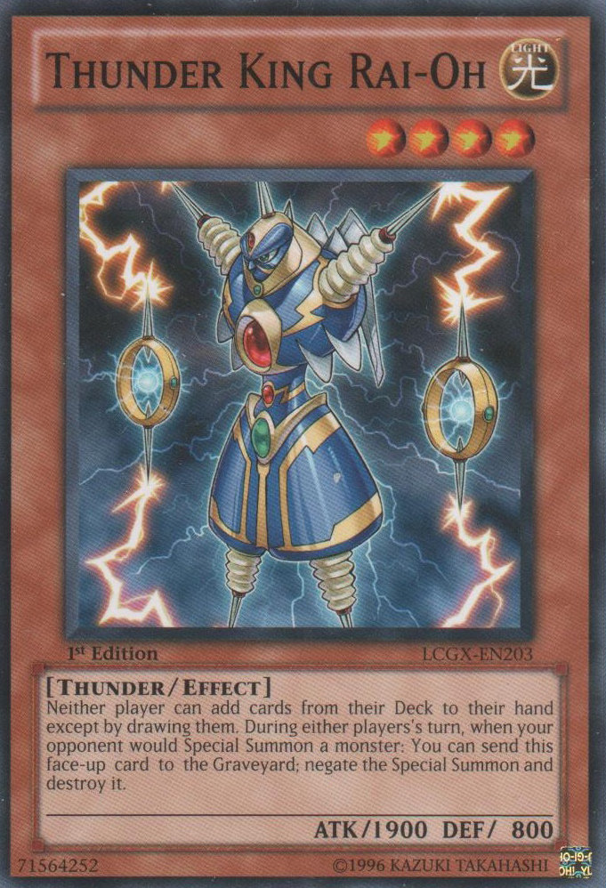 Thunder King Rai-Oh [LCGX-EN203] Common | Pegasus Games WI