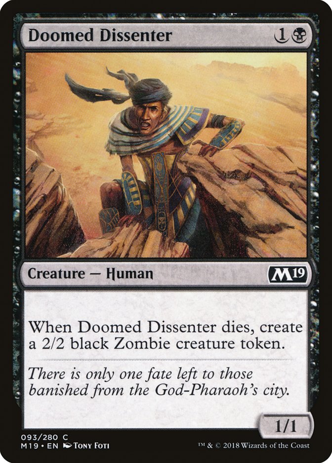 Doomed Dissenter [Core Set 2019] | Pegasus Games WI