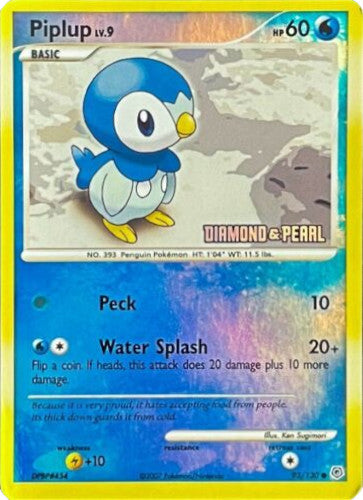 Piplup (93/130) (Diamond and Pearl) [Burger King Promos: 2008 Collection] | Pegasus Games WI