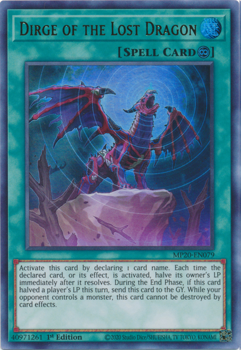 Dirge of the Lost Dragon [MP20-EN079] Ultra Rare | Pegasus Games WI
