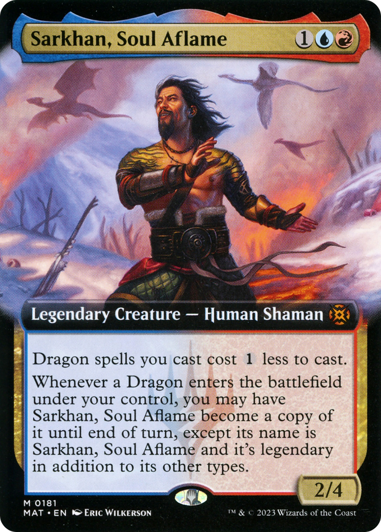 Sarkhan, Soul Aflame (Extended Art) [March of the Machine: The Aftermath] | Pegasus Games WI