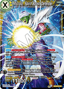 Piccolo, Spirit Boost Defender [EX18-01] | Pegasus Games WI