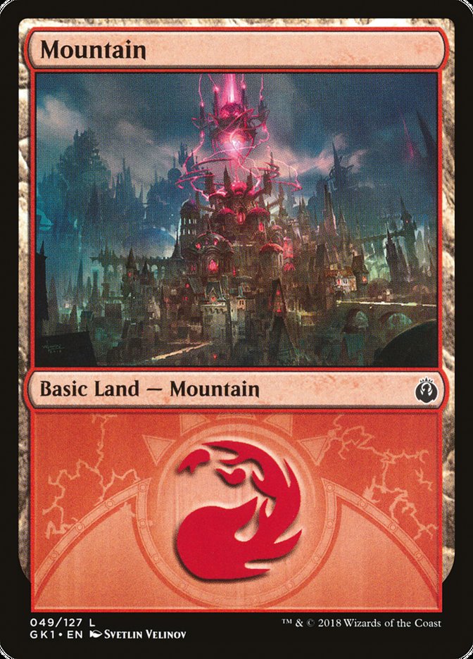 Mountain (49) [Guilds of Ravnica Guild Kit] | Pegasus Games WI