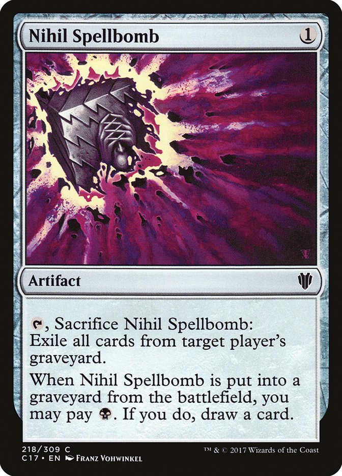 Nihil Spellbomb [Commander 2017] | Pegasus Games WI