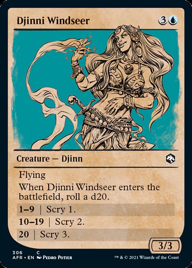 Djinni Windseer (Showcase) [Dungeons & Dragons: Adventures in the Forgotten Realms] | Pegasus Games WI