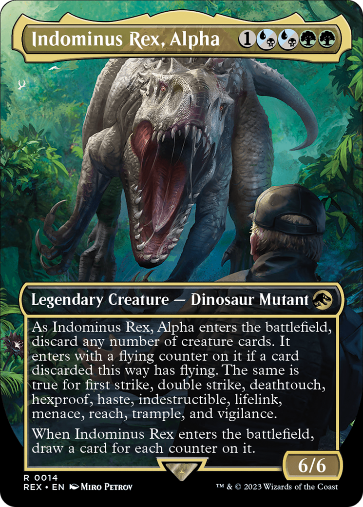 Indominus Rex, Alpha (Borderless) [Jurassic World Collection] | Pegasus Games WI