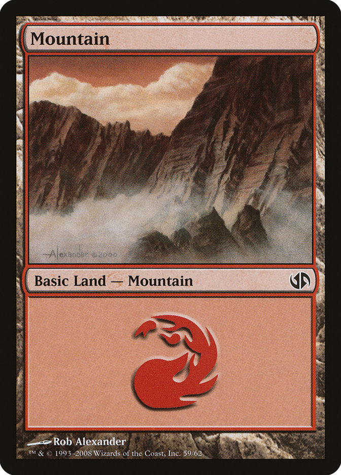 Mountain (59) [Duel Decks: Jace vs. Chandra] | Pegasus Games WI