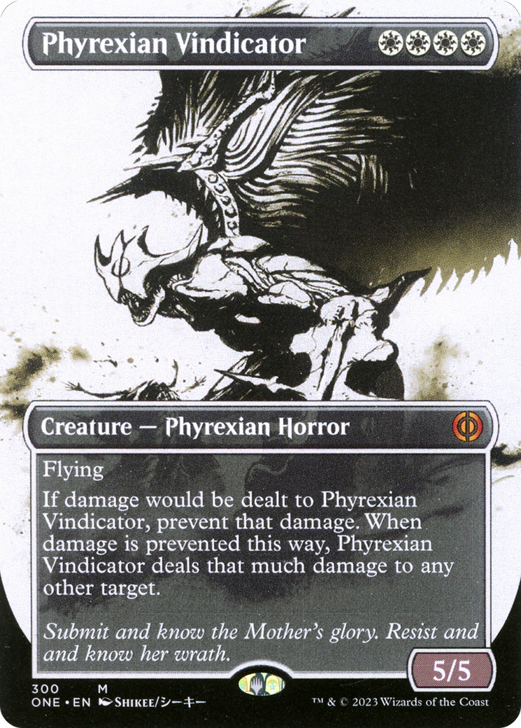 Phyrexian Vindicator (Borderless Ichor) [Phyrexia: All Will Be One] | Pegasus Games WI