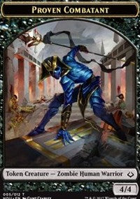 Proven Combatant // Cat Double-Sided Token [Hour of Devastation Tokens] | Pegasus Games WI