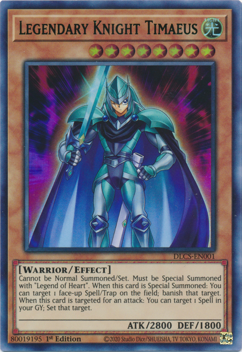 Legendary Knight Timaeus (Green) [DLCS-EN001] Ultra Rare | Pegasus Games WI