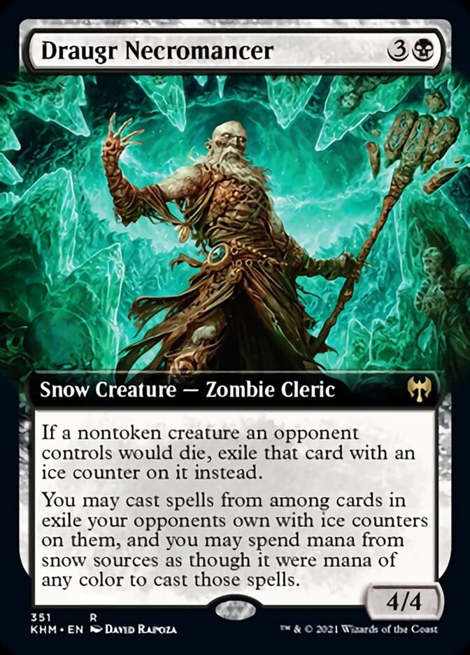 Draugr Necromancer (Extended Art) [Kaldheim] | Pegasus Games WI