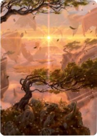 Windswept Heath Art Card [Zendikar Rising Art Series] | Pegasus Games WI