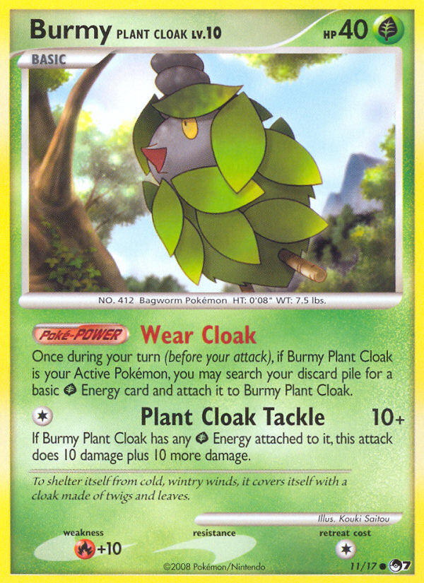 Burmy Plant Cloak (11/17) [POP Series 7] | Pegasus Games WI