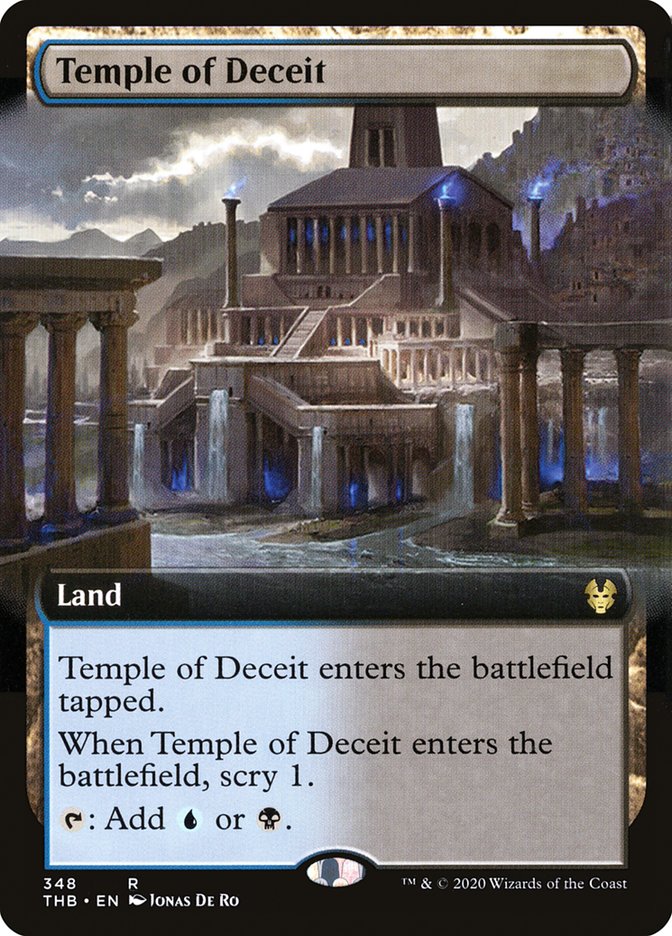 Temple of Deceit (Extended Art) [Theros Beyond Death] | Pegasus Games WI