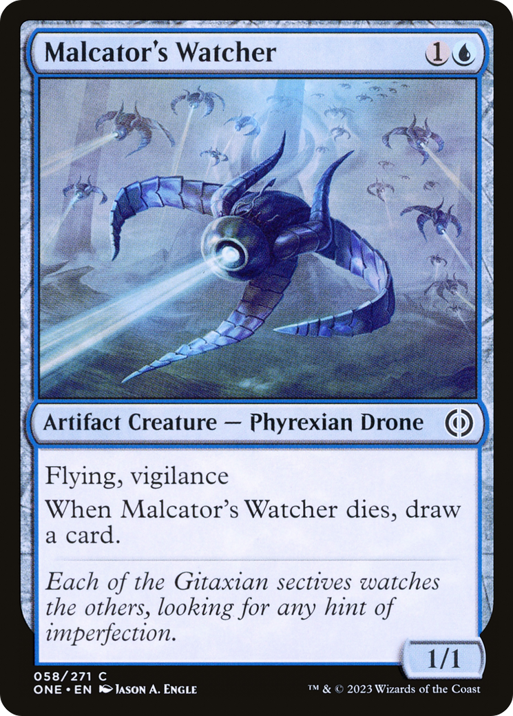 Malcator's Watcher [Phyrexia: All Will Be One] | Pegasus Games WI