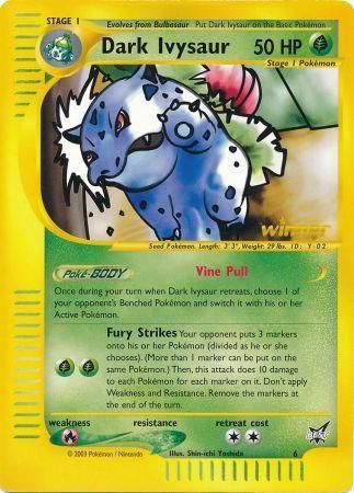 Dark Ivysaur (6) (Winner) (Jumbo Card) [Best of Promos] | Pegasus Games WI