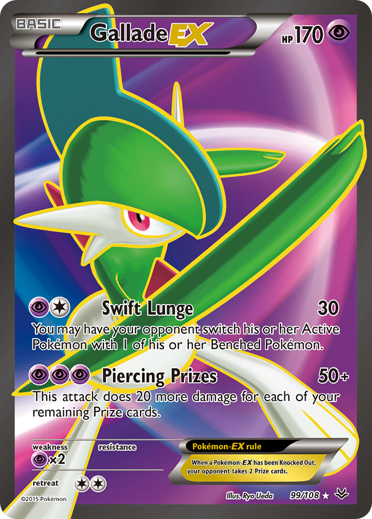 Gallade EX (99/108) [XY: Roaring Skies] | Pegasus Games WI