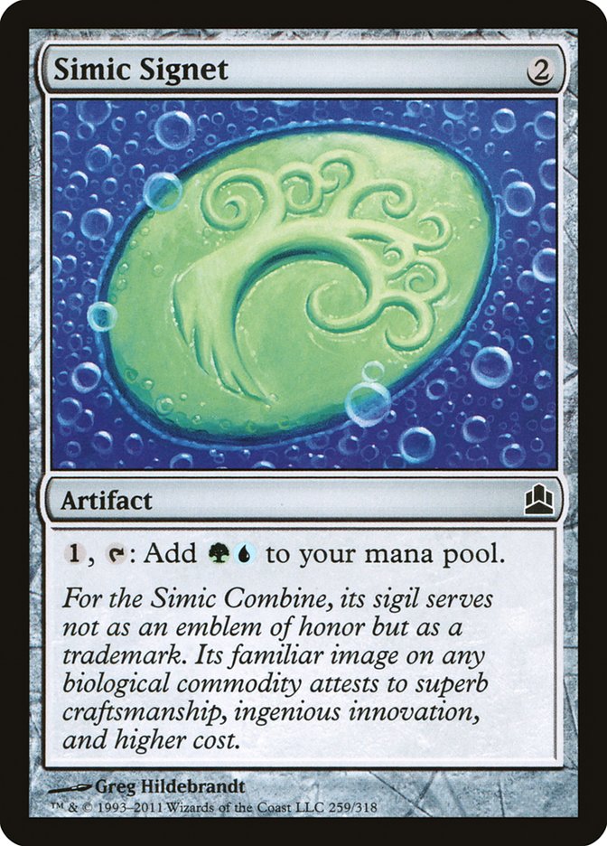 Simic Signet [Commander 2011] | Pegasus Games WI