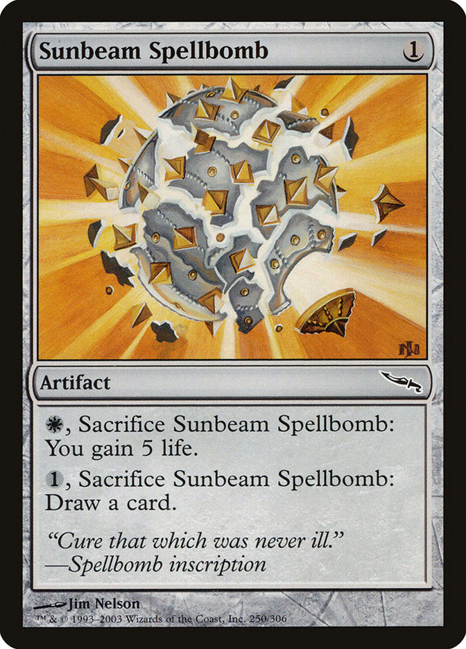 Sunbeam Spellbomb [Mirrodin] | Pegasus Games WI