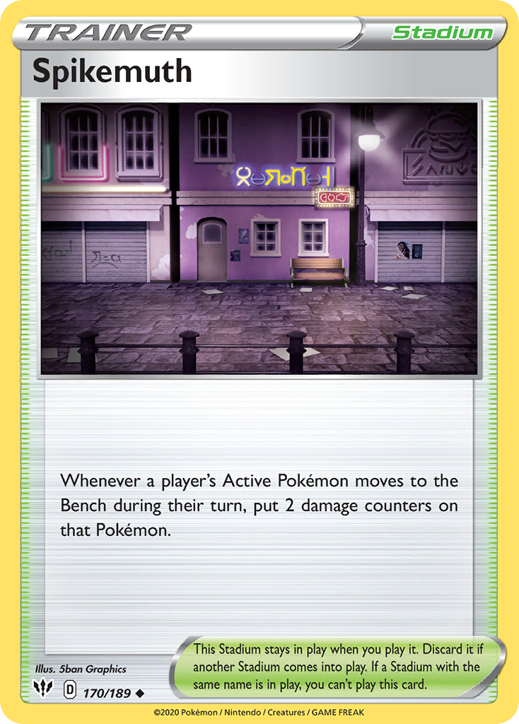 Spikemuth (170/189) [Sword & Shield: Darkness Ablaze] | Pegasus Games WI