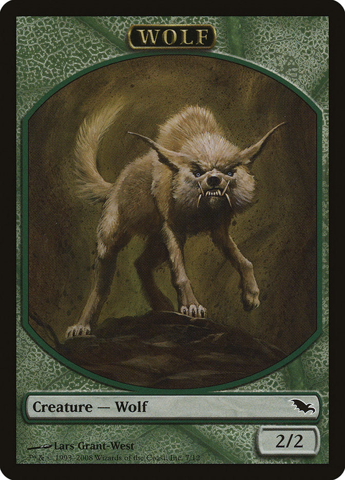 Wolf Token [Shadowmoor Tokens] | Pegasus Games WI