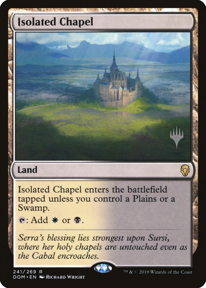 Isolated Chapel (Promo Pack) [Dominaria Promos] | Pegasus Games WI