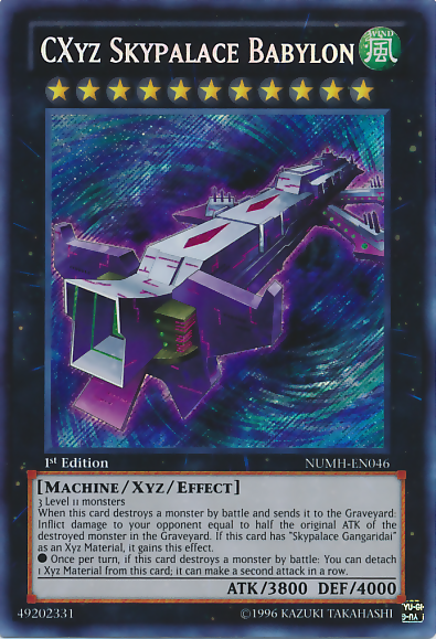 CXyz Skypalace Babylon [NUMH-EN046] Secret Rare | Pegasus Games WI