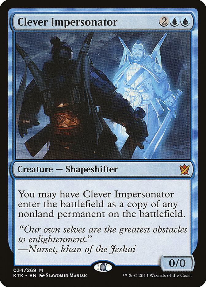 Clever Impersonator [Khans of Tarkir] | Pegasus Games WI