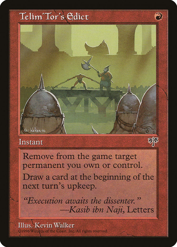 Telim'Tor's Edict [Mirage] | Pegasus Games WI