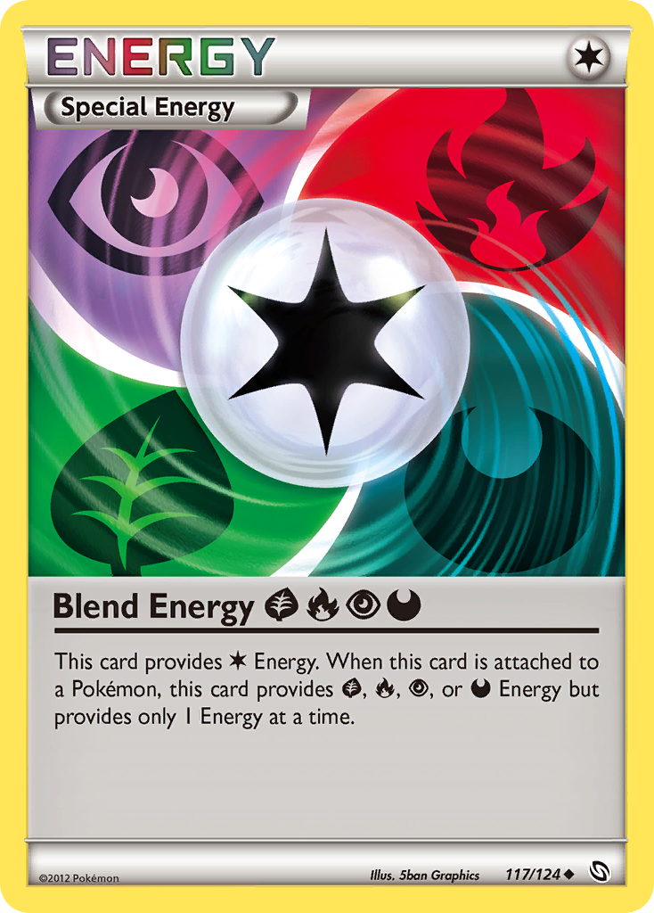 Blend Energy GrassFirePsychicDarkness (117/124) [Black & White: Dragons Exalted] | Pegasus Games WI