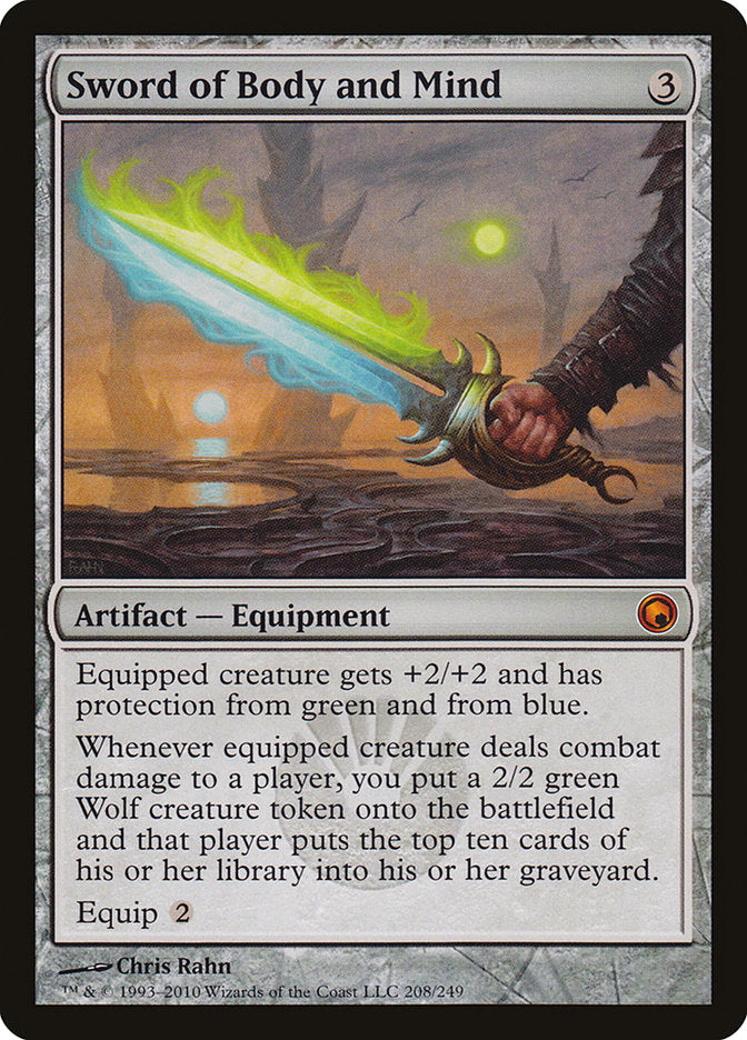 Sword of Body and Mind [Scars of Mirrodin] | Pegasus Games WI