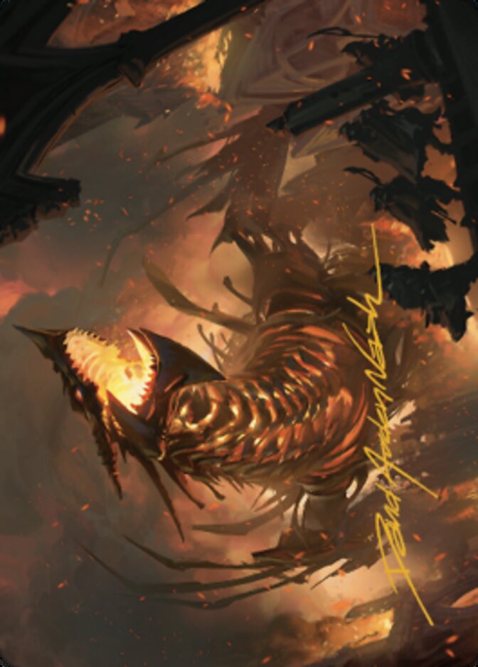The Fall of Kroog Art Card (Gold-Stamped Signature) [The Brothers' War Art Series] | Pegasus Games WI