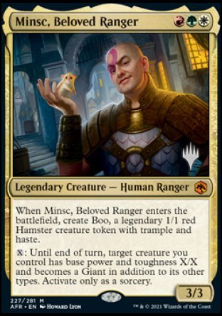 Minsc, Beloved Ranger (Promo Pack) [Dungeons & Dragons: Adventures in the Forgotten Realms Promos] | Pegasus Games WI