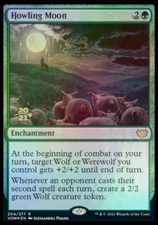 Howling Moon [Innistrad: Crimson Vow Prerelease Promos] | Pegasus Games WI