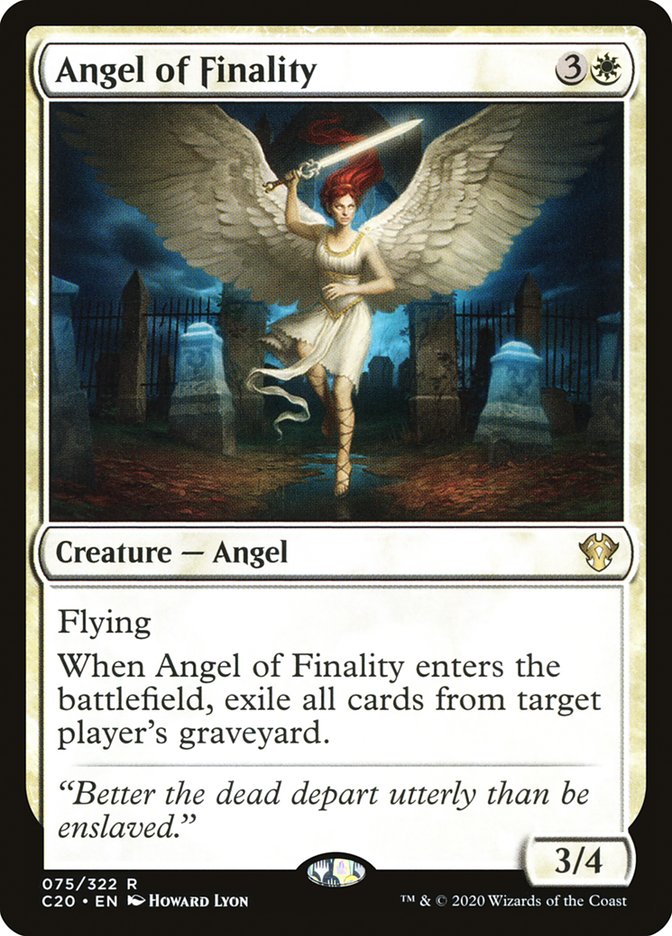 Angel of Finality [Commander 2020] | Pegasus Games WI