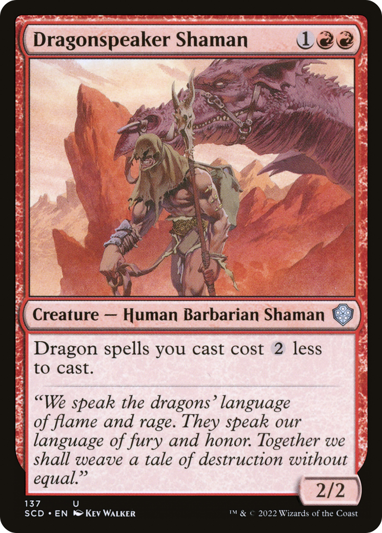 Dragonspeaker Shaman [Starter Commander Decks] | Pegasus Games WI