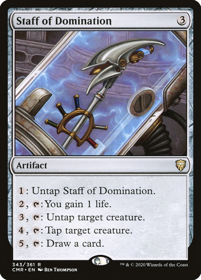 Staff of Domination [Commander Legends] | Pegasus Games WI