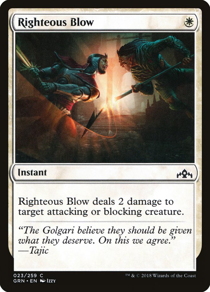 Righteous Blow [Guilds of Ravnica] | Pegasus Games WI