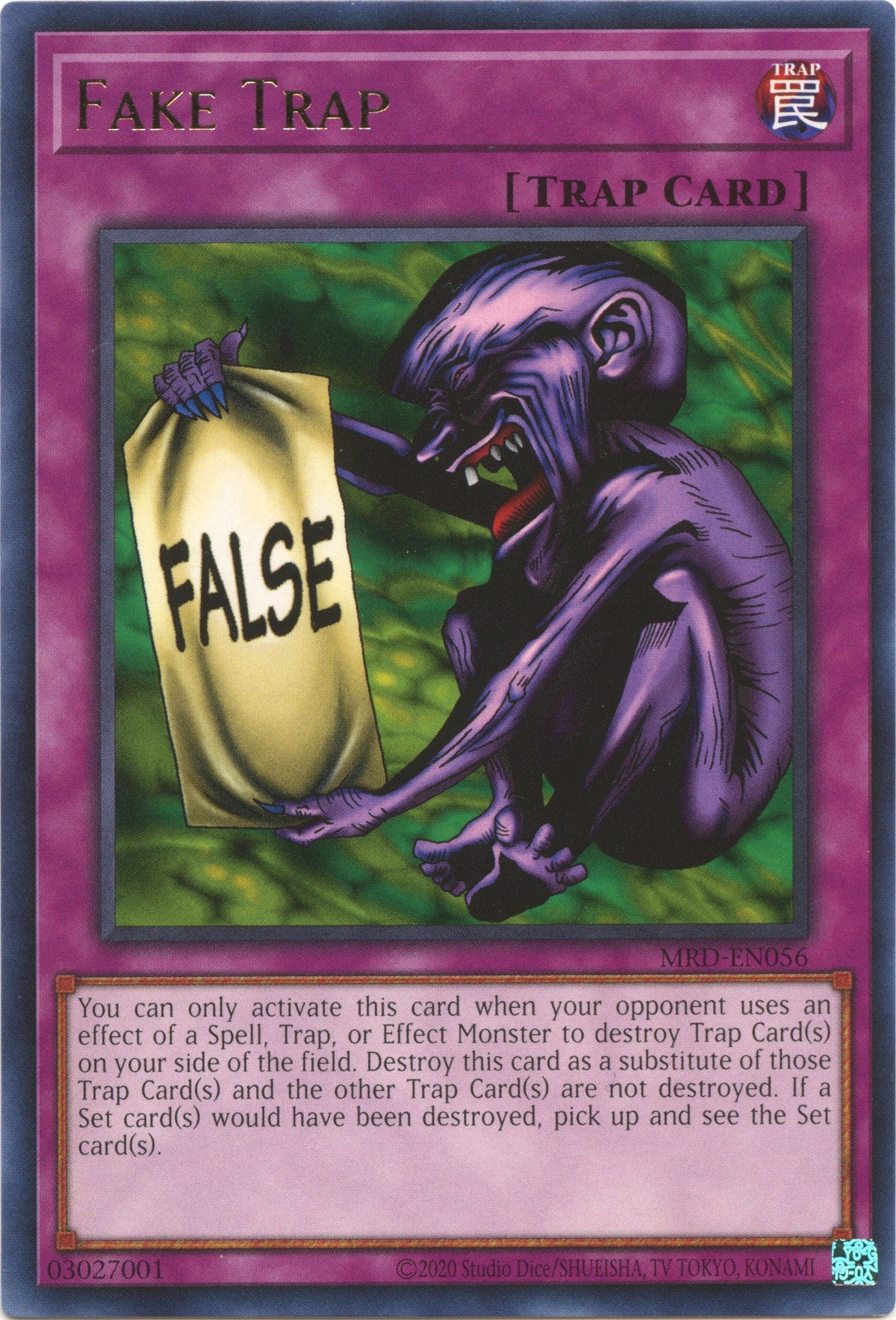 Fake Trap (25th Anniversary) [MRD-EN056] Rare | Pegasus Games WI