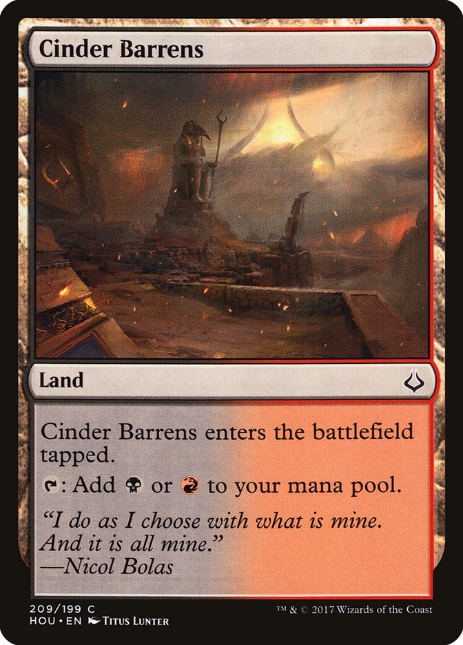 Cinder Barrens [Hour of Devastation] | Pegasus Games WI