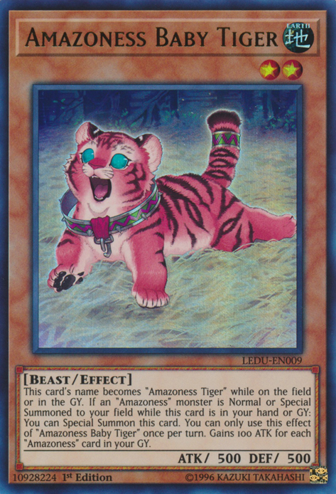 Amazoness Baby Tiger [LEDU-EN009] Ultra Rare | Pegasus Games WI