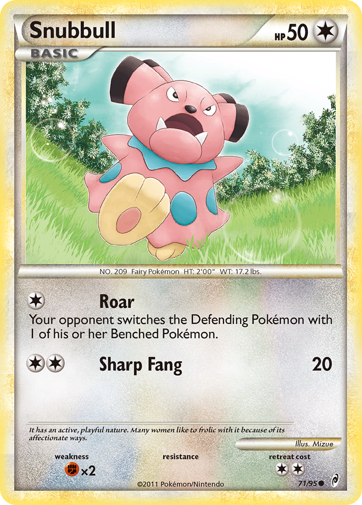 Snubbull (71/95) [HeartGold & SoulSilver: Call of Legends] | Pegasus Games WI