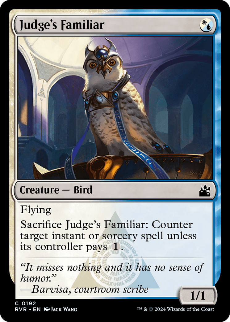 Judge's Familiar [Ravnica Remastered] | Pegasus Games WI