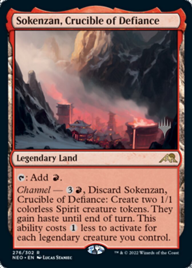 Sokenzan, Crucible of Defiance (Promo Pack) [Kamigawa: Neon Dynasty Promos] | Pegasus Games WI