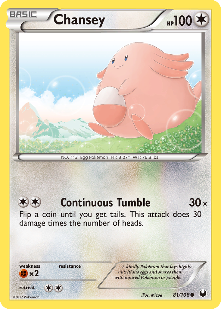 Chansey (81/108) [Black & White: Dark Explorers] | Pegasus Games WI